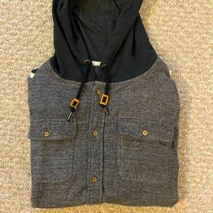 TenTree Hooded Button Up